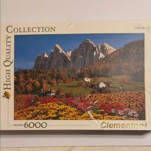 Vintage. Clementoni High Quality 6000 Piece Puzzle. Very Heavy
